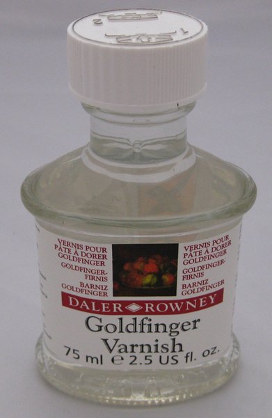 Goldfinger Firnis - 75 ml  Flasche