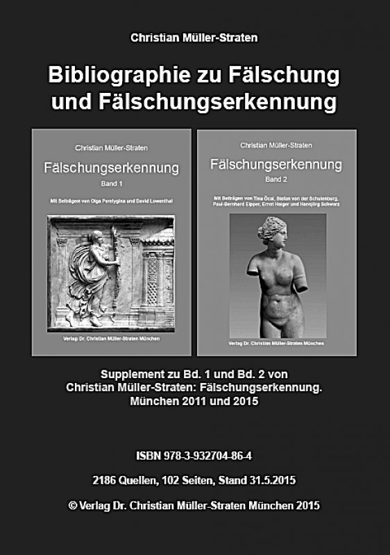 Bibliographie zu Fälschung und Fälschungserkennung, Christian Müller-Straten - CD oder Memory Stick